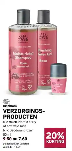 Ekoplaza Urtekram VERZORGINGS-PRODUCTEN aanbieding