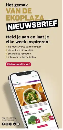 Ekoplaza Knapperige & veelzijdige broccoli aanbieding
