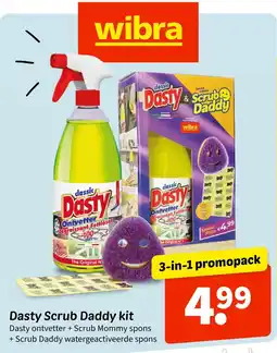 Wibra Dasty Scrub Daddy kit aanbieding