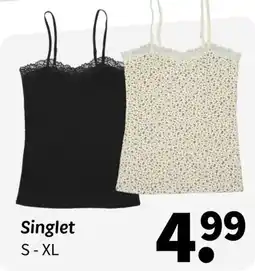 Wibra Singlet aanbieding