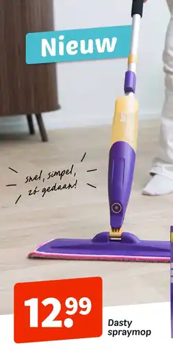 Wibra Dasty spraymop aanbieding