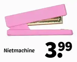 Wibra Nietmachine aanbieding