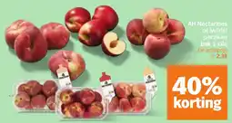 Albert Heijn AH Nectarines of wilde perziken aanbieding