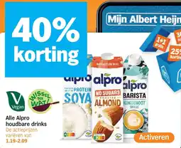 Albert Heijn Alle Alpro houdbare drinks aanbieding