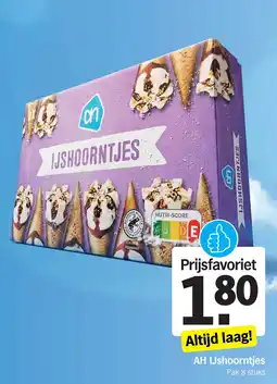 Albert Heijn AH IJshoorntjes aanbieding