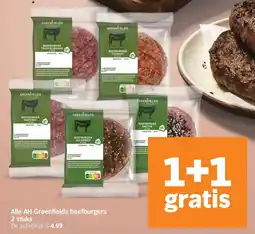 Albert Heijn Alle AH Greenfields beefburgers aanbieding