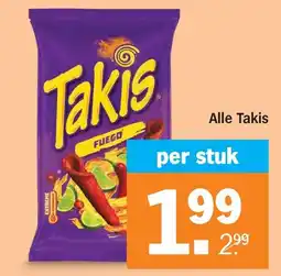 Albert Heijn Alle Takis aanbieding