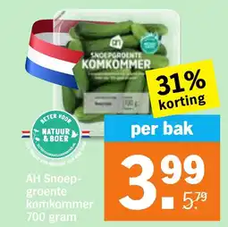 Albert Heijn AH Snoepgroente komkommer aanbieding