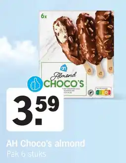 Albert Heijn AH Choco's almond aanbieding