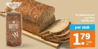 Albert Heijn AH Bakkersbrood Les Pains Bastille heel aanbieding