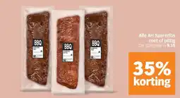 Albert Heijn Alle AH Spareribs zoet of pittig aanbieding