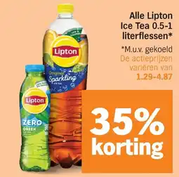 Albert Heijn Alle Lipton Ice Tea aanbieding