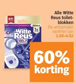 Albert Heijn Alle Witte Reus toiletblokken aanbieding
