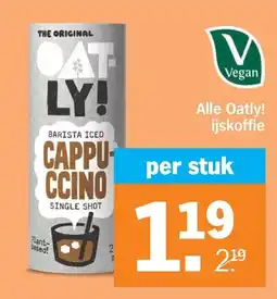 Albert Heijn Alle Oatly! ijskoffie aanbieding