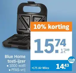 Albert Heijn Blue Home tosti-ijzer aanbieding