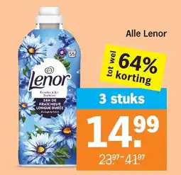 Albert Heijn Alle Lenor aanbieding