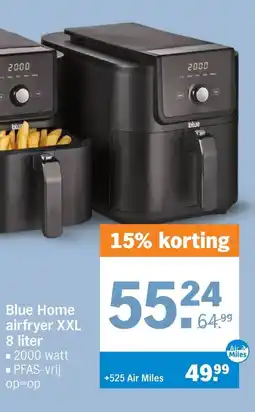 Albert Heijn Blue Home airfryer XXL aanbieding