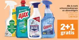 Albert Heijn Alle A-merk schoonmaaksprays en allesreinigers aanbieding