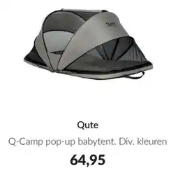 Babypark Qute Q-Camp pop-up babytent aanbieding