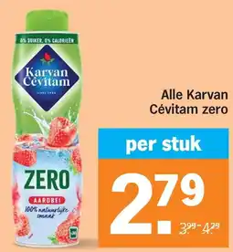 Albert Heijn Alle Karvan Cévitam zero aanbieding