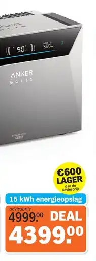 Albert Heijn Plug-in thuisbatterij Solarbank 4 aanbieding