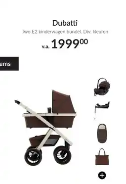 Babypark Dubatti two e2 kinderwagen bundel aanbieding