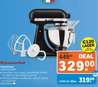 KitchenAid Standmixer 5KSM95PSEBM