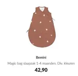 Babypark Bemini Magic bag slaapzak aanbieding