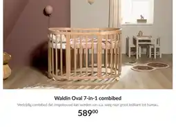 Babypark Waldin Oval 7-in-1 combibed aanbieding