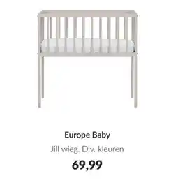 Babypark Europe Baby Jill wieg aanbieding