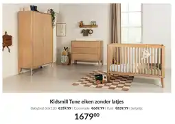 Babypark Kidsmill Tune eiken zonder latjes aanbieding