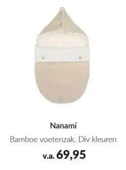 Babypark Nanami Bamboe voetenzak aanbieding