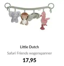 Babypark Little Dutch Safari Friends wagenspanner aanbieding