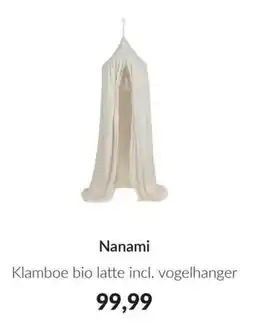 Babypark Nanami Klamboe bio latte incl. vogelhanger aanbieding