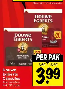 Vomar Voordeelmarkt Douwe egberts capsules aanbieding