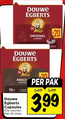 Vomar Voordeelmarkt Douwe Egberts Capsules aanbieding