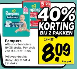 Vomar Voordeelmarkt Pampers aanbieding