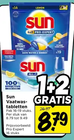 Vomar Voordeelmarkt Sun Vaatwas-tabletten aanbieding