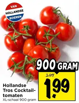 Vomar Voordeelmarkt Hollandse Tros Cocktail-tomaten aanbieding