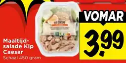 Vomar Voordeelmarkt Maaltijdsalade Kip Caesar aanbieding