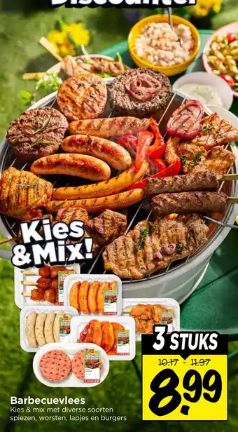 Vomar Voordeelmarkt Barbecuevlees aanbieding