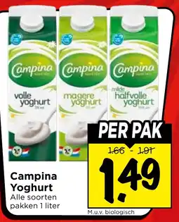 Vomar Voordeelmarkt Campina Yoghurt aanbieding