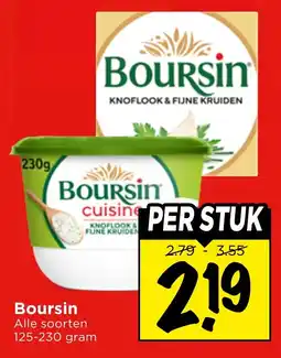 Vomar Voordeelmarkt Boursin aanbieding