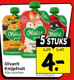 Vomar Voordeelmarkt Alle Olvarit Knijpfruit aanbieding