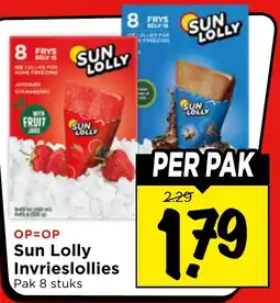 Vomar Voordeelmarkt Sun Lolly Invrieslollies aanbieding