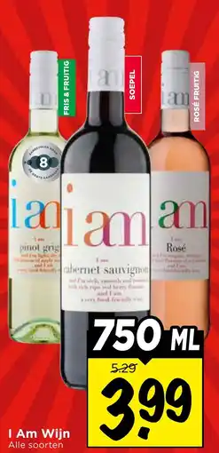 Vomar Voordeelmarkt Alle I Am Wijn aanbieding