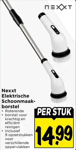 Vomar Voordeelmarkt Nexxt Elektrische Schoonmaakborstel aanbieding