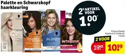 Kruidvat Palette en Schwarzkopf haarkleuring aanbieding