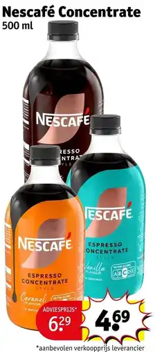 Kruidvat Nescafé Concentrate aanbieding