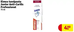 Kruidvat Elmex tandpasta Junior Anti-Cariës Professional aanbieding